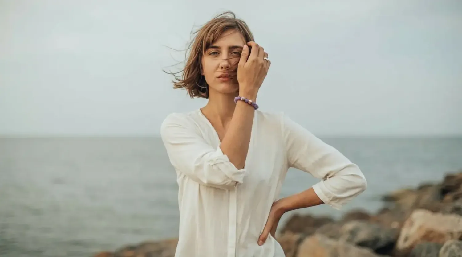 Armband Emilia Sterling Silber mit Ametrin Steinperlen